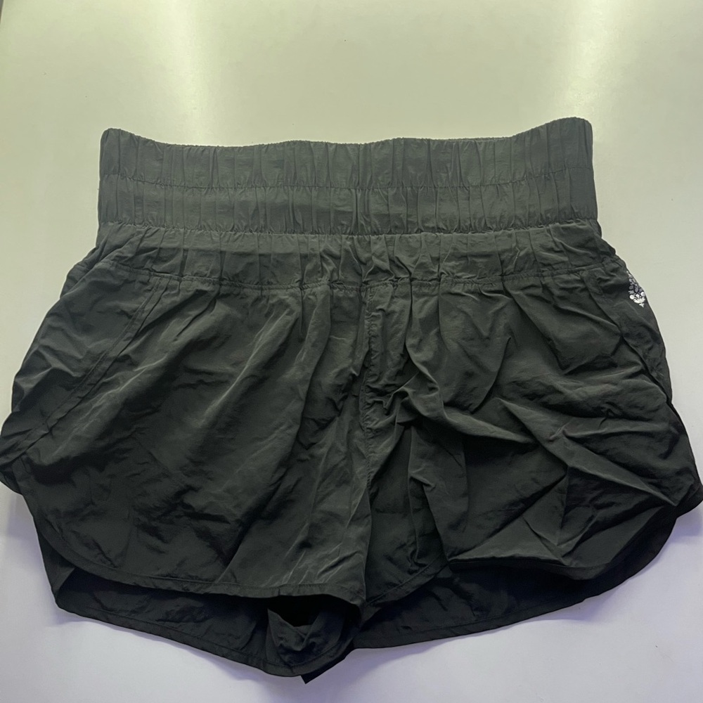 Free People Black Athletic Shorts